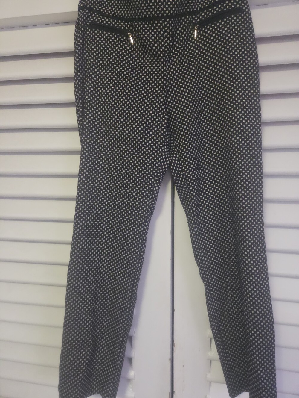 Black and White Polka Dot Men's Pants